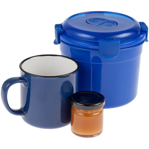 Купить Набор Stacky, синий с нанесением логотипа