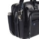Купить Сумка мужская для ноутбука Piquadro Blue Square, черная с нанесением логотипа