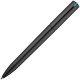 Купить Ручка шариковая Split Black Neon, черная с голубым с нанесением логотипа