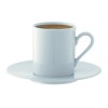 Купить Набор кофейных пар для эспрессо Dine, белый с нанесением логотипа