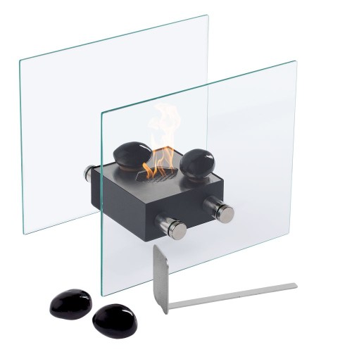 Купить Настольный биокамин Calm, черный с нанесением логотипа