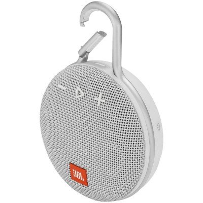 Купить Беспроводная колонка JBL Clip 3, белая с нанесением