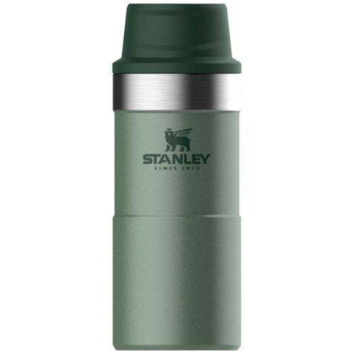 Купить Термокружка Stanley Classic One Hand 2.0, малая, зеленая с нанесением логотипа