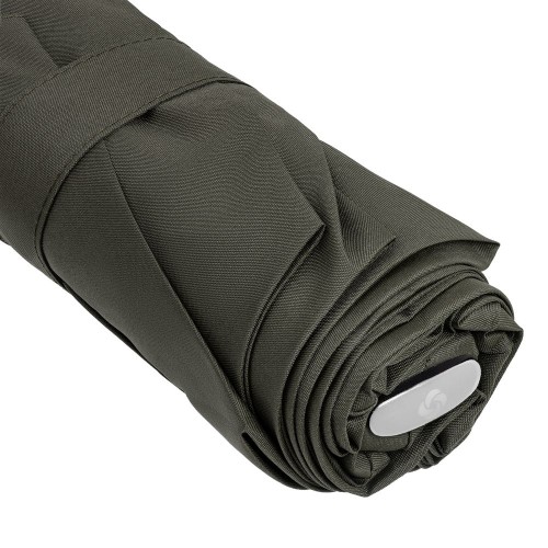 Купить Зонт складной Rain Pro Flat, серый с нанесением логотипа