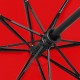 Купить Зонт складной Fiber Magic, красный с нанесением логотипа