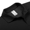 Купить Рубашка поло Heavymill черная с нанесением логотипа