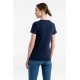 Купить Футболка женская T-bolka Stretch Light Lady, черная с нанесением логотипа