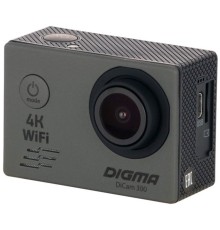 Экшн-камера Digma DiCam 300, серая