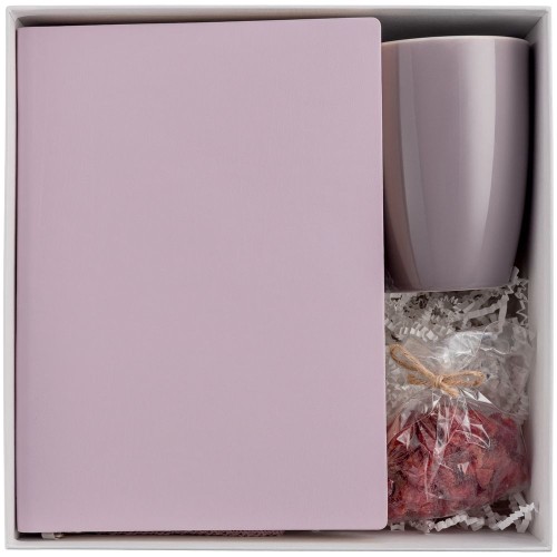 Купить Набор Pastels, розовый с нанесением логотипа