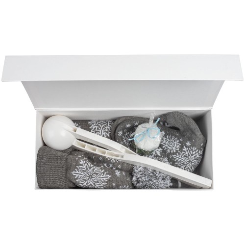 Купить Набор Let It Snow, белый с нанесением логотипа