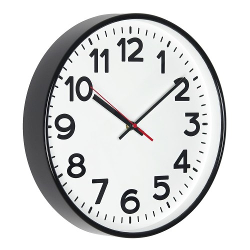 Купить Часы настенные ChronoTop, черные с нанесением логотипа Купить Часы настенные ChronoTop, черные с нанесением логотипа