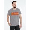 Купить Футболка Mightest Heroes, серый меланж с нанесением логотипа