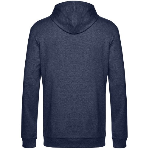 Купить Толстовка с капюшоном унисекс Hoodie, синий меланж с нанесением логотипа