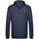 Купить Толстовка с капюшоном унисекс Hoodie, синий меланж с нанесением логотипа