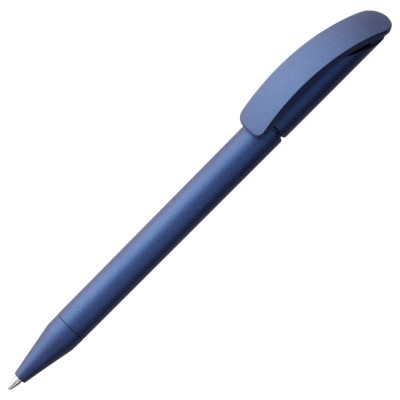 Купить Ручка шариковая Prodir DS3 TVV, синий металлик с нанесением логотипа