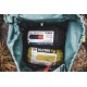 Купить Чехол для туристического коврика Quilted V Sheet, серо-оранжевый с нанесением логотипа