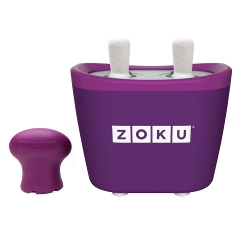 Купить Набор для приготовления мороженого Duo Quick Pop Maker, фиолетовый с нанесением логотипа