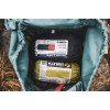 Купить Чехол для туристического коврика Quilted V Sheet, серо-оранжевый с нанесением логотипа