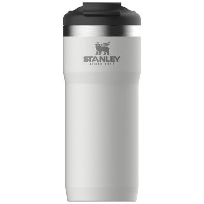 Купить Термокружка Stanley Classic Twin Lock, белая с нанесением логотипа