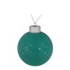 Купить Елочный шар Stars, 8 см, зеленый с нанесением логотипа
