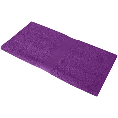 Купить Полотенце Soft Me Medium, фиолетовое с нанесением