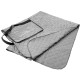 Купить Плед для пикника Soft & Dry, серый с нанесением логотипа