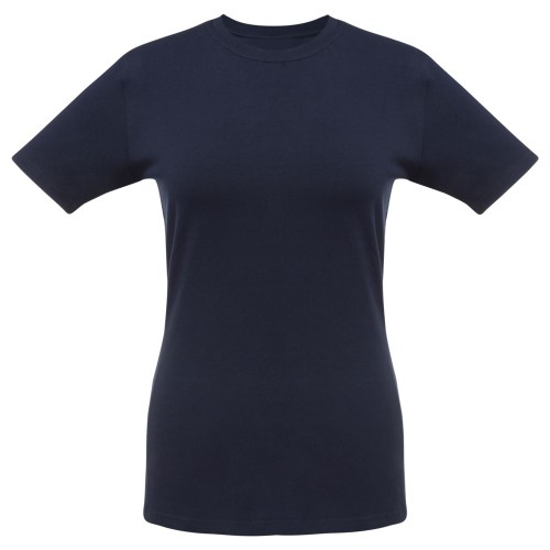 Купить Футболка женская T-bolka Stretch Lady, темно-синяя (navy) с нанесением логотипа Купить Футболка женская T-bolka Stretch Lady, темно-синяя (navy) с нанесением логотипа