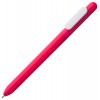 Купить Ручка шариковая Slider, розовая с белым с нанесением логотипа