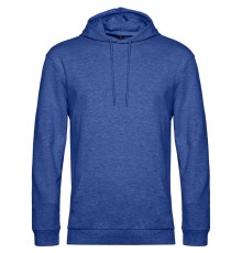 Толстовка с капюшоном унисекс Hoodie, ярко-синий меланж