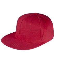 Бейсболка Unit Snapback с прямым козырьком, красная