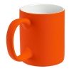 Купить Кружка Sippy c покрытием софт-тач, оранжевая с нанесением логотипа