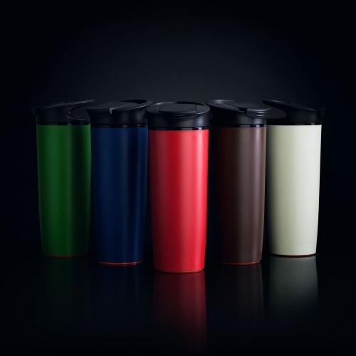 Купить Термостакан fixMug, коричневый с нанесением логотипа