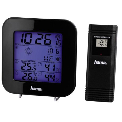 Купить Метеостанция Hama EWS-200, черная с нанесением логотипа