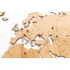 Купить Деревянная карта мира World Map Wall Decoration Exclusive, дуб с нанесением логотипа