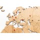 Купить Деревянная карта мира World Map Wall Decoration Exclusive, дуб с нанесением логотипа