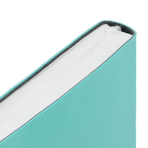 Купить Ежедневник Flex New Brand, недатированный, бирюзовый с нанесением логотипа