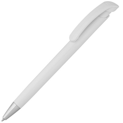 Купить Ручка шариковая Bonita, белая с нанесением логотипа