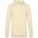 Купить Толстовка с капюшоном унисекс Hoodie, светло-желтая с нанесением логотипа