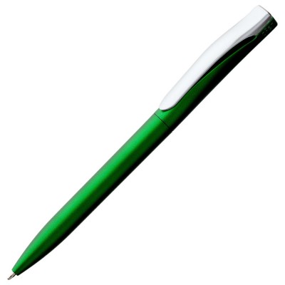 Купить Ручка шариковая Pin Silver, зеленый металлик с нанесением