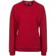 Купить Свитшот женский Kulonga Sweat, красный с нанесением логотипа