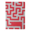 Купить Ежедневник Labyrinth, недатированный, красный с нанесением логотипа