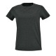 Купить Футболка женская IMPERIAL FIT WOMEN, черный меланж с нанесением логотипа