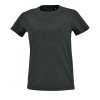 Купить Футболка женская IMPERIAL FIT WOMEN, черный меланж с нанесением логотипа