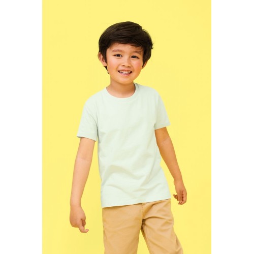 Купить Футболка детская Martin Kids, нежно-зеленая с нанесением логотипа Купить Футболка детская Martin Kids, нежно-зеленая с нанесением логотипа