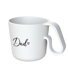 Кружка Dad, белая