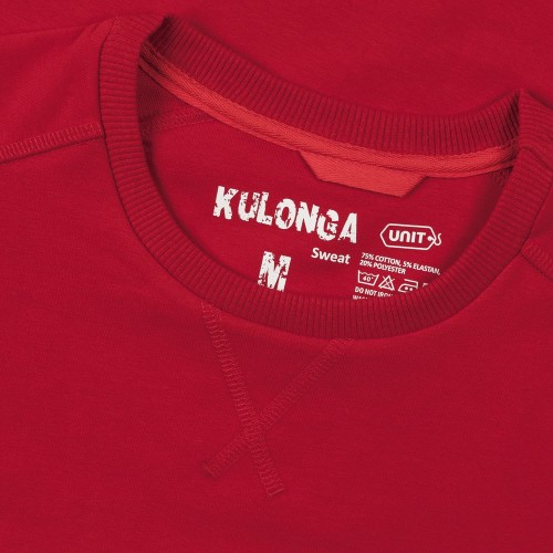 Купить Свитшот мужской Kulonga Sweat, красный с нанесением логотипа