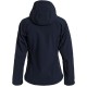 Купить Куртка женская Hooded Softshell темно-синяя с нанесением логотипа