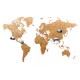 Купить Деревянная карта мира World Map True Puzzle Large, коричневая с нанесением логотипа