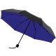 Купить Зонт складной с защитой от УФ-лучей Sunbrella, ярко-синий с черным с нанесением логотипа