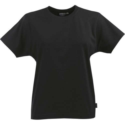 Купить Футболка женская LADIES AMERICAN T, черная с нанесением логотипа Купить Футболка женская LADIES AMERICAN T, черная с нанесением логотипа